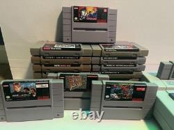 Super Nintendo SNES 1-CHIP 01 Console Set 1CHIP-01 With Games Bundle -Mario