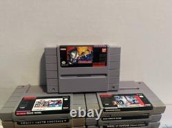 Super Nintendo SNES 1-CHIP 01 Console Set 1CHIP-01 With Games Bundle -Mario
