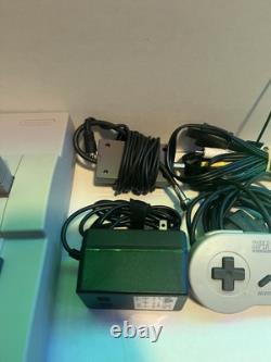 Super Nintendo SNES 1-CHIP 01 Console Set 1CHIP-01 With Games Bundle -Mario