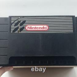Super Nintendo SNES 24 Cartridge Game Wooden Storage Case Drawer Cabinet