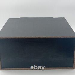 Super Nintendo SNES 24 Cartridge Game Wooden Storage Case Drawer Cabinet