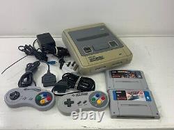 Super Nintendo SNES 2 Games 2 Controllers NEXT DAY DELIVERY