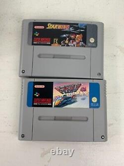 Super Nintendo SNES 2 Games 2 Controllers NEXT DAY DELIVERY