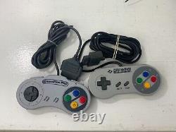 Super Nintendo SNES 2 Games 2 Controllers NEXT DAY DELIVERY