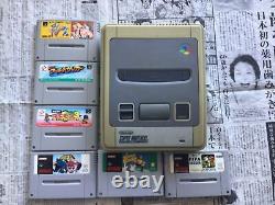 Super Nintendo SNES 60Hz PAL and NTSC Loose without Switch Bundle Lot 6 Games