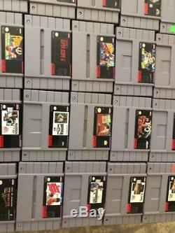 Super Nintendo SNES 71 Game Lot/Bundle Mario, Madden, Disney, NBA, NHL
