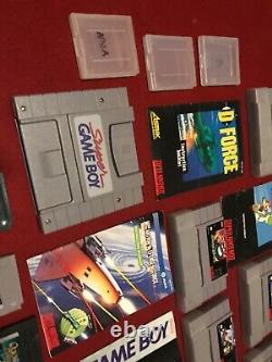Super Nintendo SNES Authentic GameBoy Bundle Lot