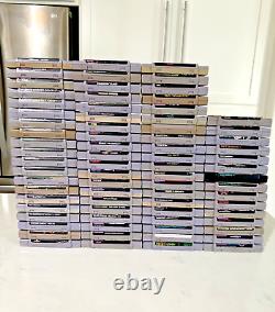 Super Nintendo SNES Authentic Video Games Collection (A-K) Pick and Choose