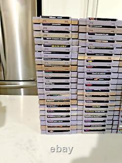 Super Nintendo SNES Authentic Video Games Collection (A-K) Pick and Choose