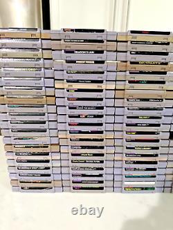 Super Nintendo SNES Authentic Video Games Collection (A-K) Pick and Choose