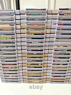 Super Nintendo SNES Authentic Video Games Collection (K-S) Pick & Choose