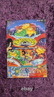 Super Nintendo SNES Battletoads in Battlemaniacs Complete in Box