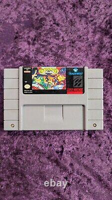 Super Nintendo SNES Battletoads in Battlemaniacs Complete in Box