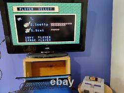 Super Nintendo SNES Box and Games Tested Working Authentic Bundle Mario Zelda