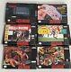 Super Nintendo Snes Boxed Game Lot Pit Fighter Bulls Blazers Boxing Legends