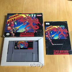 Super Nintendo / SNES Boxed NTSC Super Metroid Complete VGC