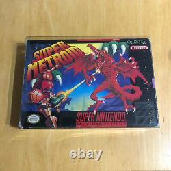 Super Nintendo / SNES Boxed NTSC Super Metroid Complete VGC