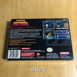 Super Nintendo / SNES Boxed NTSC Super Metroid Complete VGC