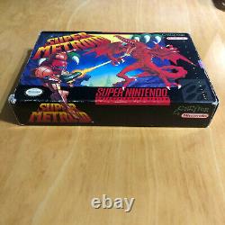 Super Nintendo / SNES Boxed NTSC Super Metroid Complete VGC