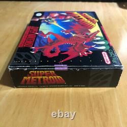 Super Nintendo / SNES Boxed NTSC Super Metroid Complete VGC