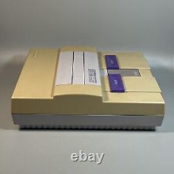 Super Nintendo SNES Bundle Console 4 Games Controllers Cables SNS-001 Working