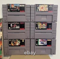 Super Nintendo SNES Bundle with6 Games, 1 Controller, & Player's Guide