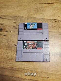 Super Nintendo SNES Bundle with Games- Recapped, Tested