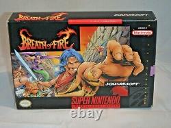 Super Nintendo SNES CIB Boxed Game NTSC Breath Of Fire