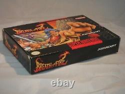 Super Nintendo SNES CIB Boxed Game NTSC Breath Of Fire