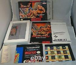 Super Nintendo SNES CIB Boxed Game NTSC Breath Of Fire