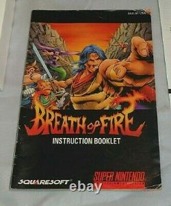 Super Nintendo SNES CIB Boxed Game NTSC Breath Of Fire