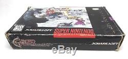Super Nintendo SNES Chrono Trigger Original Box + Manual + Tray Only No Game