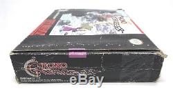 Super Nintendo SNES Chrono Trigger Original Box + Manual + Tray Only No Game