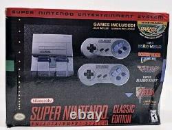 Super Nintendo SNES Classic Edition Mini Console With Built in 21+ Games Pkg dmg