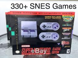 Super Nintendo SNES Classic Edition Mini Modded 300+ Best Games Brand New