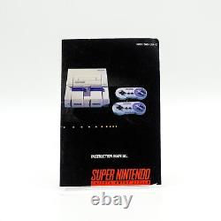 Super Nintendo SNES Complete System Gray SNS-001 1991 Tested Retro Gaming Japan
