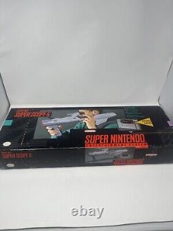 Super Nintendo SNES Console 1991 ORIGINAL (Near CIB) + SNES SuperScope 6