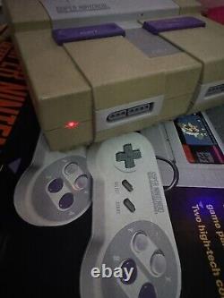 Super Nintendo SNES Console 1991 ORIGINAL Without Game TESTED WORKS Vintage
