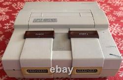 Super Nintendo SNES Console + 8 Games Darius Twin/ NBA Jam TE/ Pilotwings