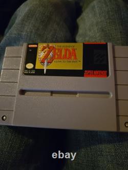 Super Nintendo SNES Console 9 Games Mega Man Zelda Super Mario Donkey Kong Works