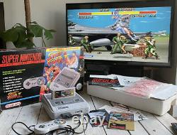 Super Nintendo SNES Console BOXED Street Fighter II Edition Vintage Retro