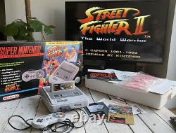 Super Nintendo SNES Console BOXED Street Fighter II Edition Vintage Retro