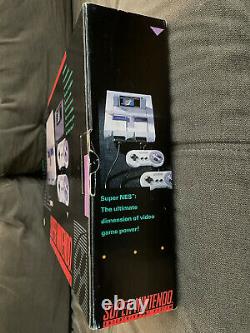 Super Nintendo SNES Console Box Inserts Manual Styrofoam Poster A/C Cord Only