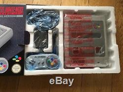 Super Nintendo SNES Console Boxed Mint