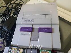 Super Nintendo SNES Console Bundle! 3 games