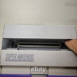 Super Nintendo SNES Console Bundle + 6 Games, Controller, Cable Tested/Works