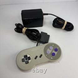 Super Nintendo SNES Console Bundle + 6 Games, Controller, Cable Tested/Works