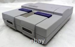 Super Nintendo SNES Console Bundle, Controllers, Cables, Games Re-cap & Cleaned