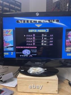 Super Nintendo SNES Console Bundle OEM Power And Av Cables 2 Games 2 Controllers