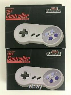 Super Nintendo SNES Console Bundle (SNS-001) 2 Controllers & Cords Discounted